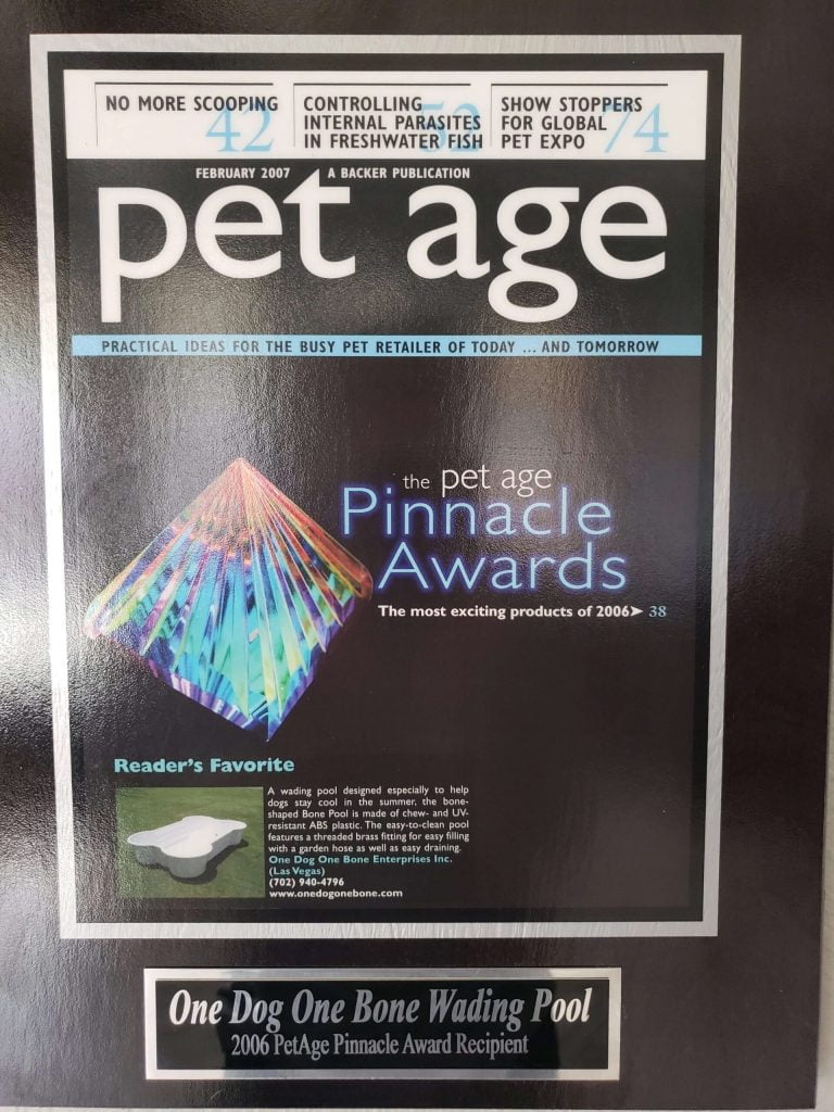 Pet Age Magazine Pinnacle Award