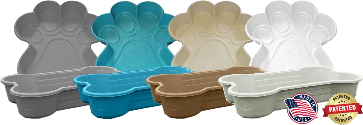 Paw shaped sale dog pool